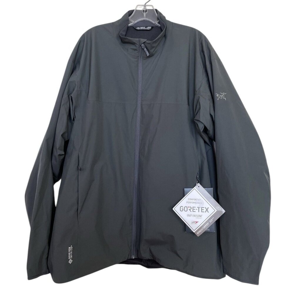 Arcteryx Jacket Mens Size XL Gray Goretex Long Sleeve Pockets